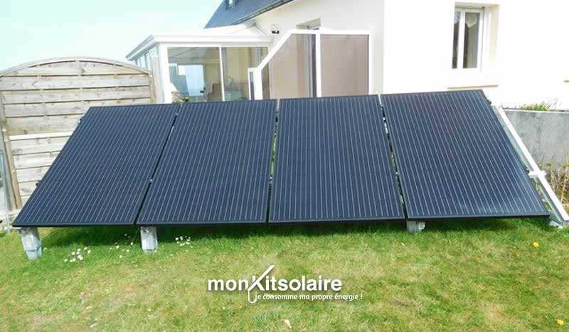 Installation du kit solaire autoconsommation dans les Alpes Maritimes sur toiture inclinée - 2000 Wc